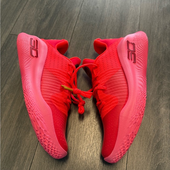 Under Armour Curry 4 Low FloTro Pink Mens Basketball Shoes 3026620-600